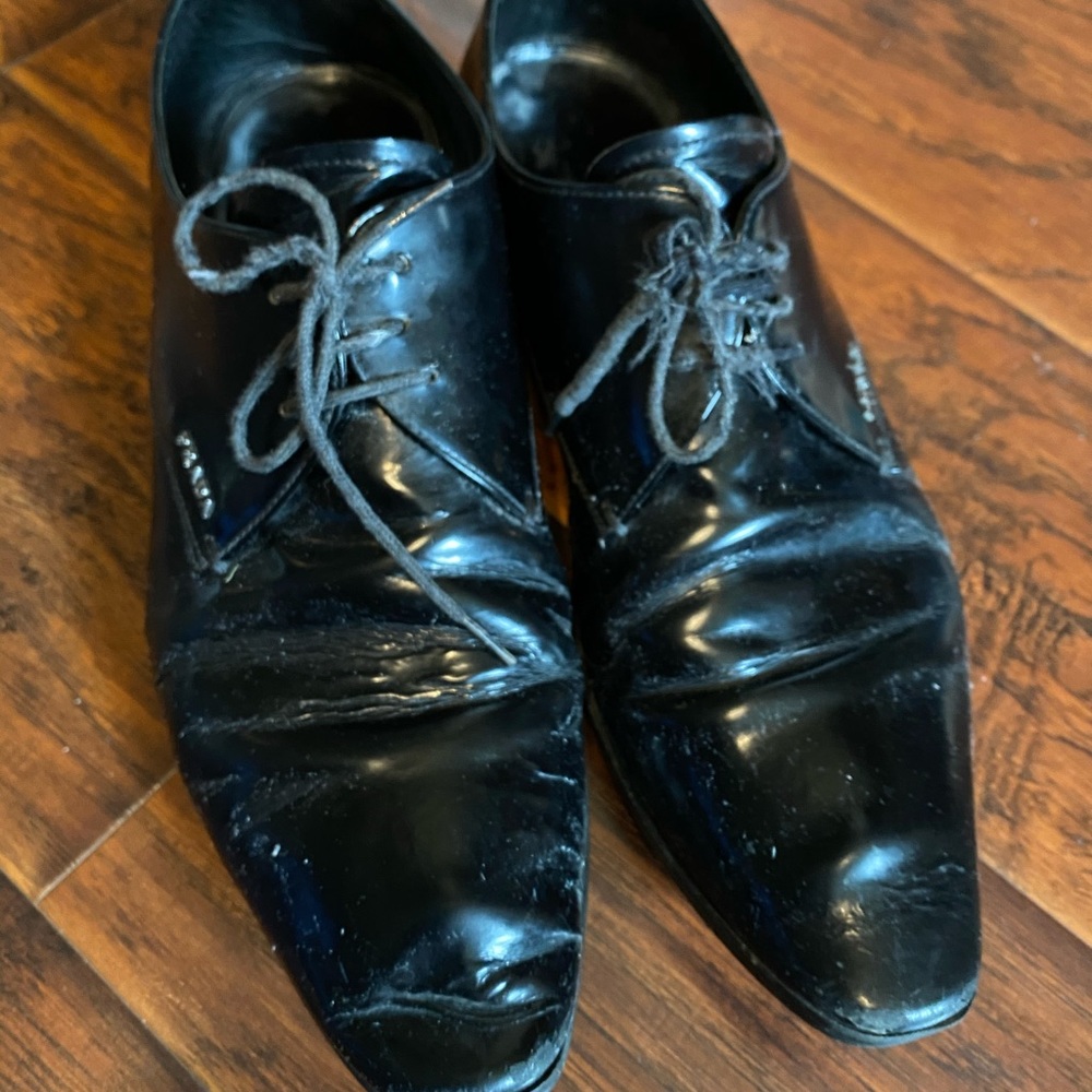 Prada Patent Leather Dress Shoes! Beautiful. - image 5